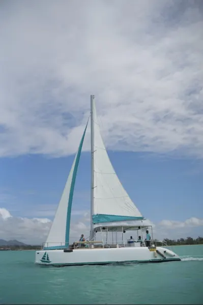 Catamaran Cruise to Ile aux Cerfs & GRSE Waterfall